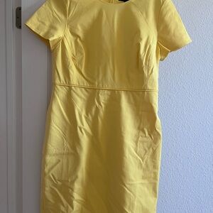 NWT! J. Crew Sunny Yellow Midi Dress